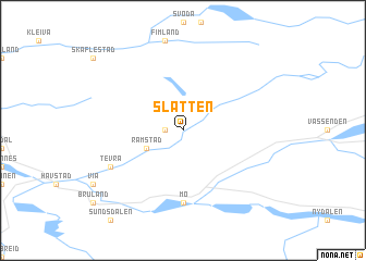 map of Slåtten