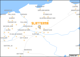 map of Slåtterna