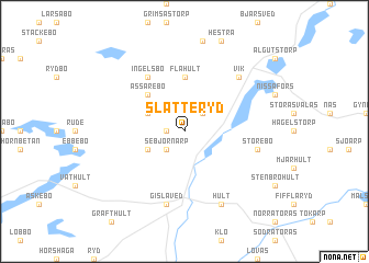 map of Slätteryd