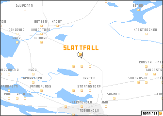 map of Slättfall