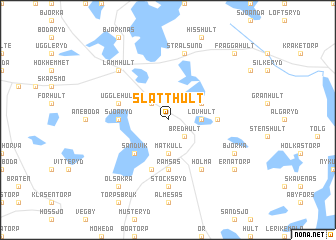 map of Slätthult