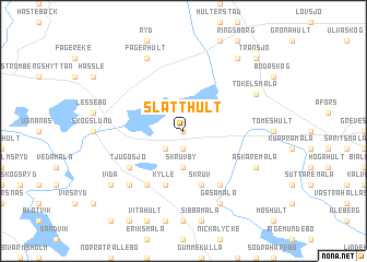 map of Slätthult