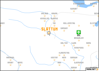 map of Slattum
