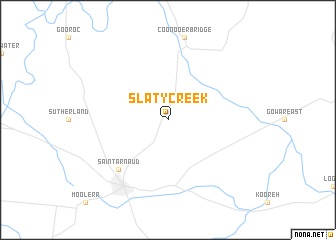 map of Slaty Creek