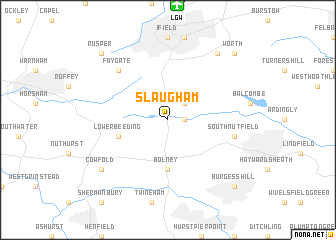map of Slaugham
