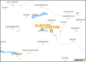 map of Slautino