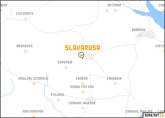 map of Slava Rusă