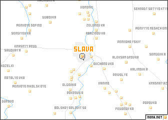 map of Slava