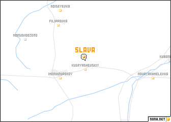 map of Slava