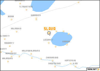 map of Slava