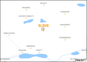 map of Slava