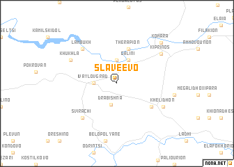 map of Slaveevo