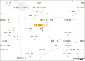 map of Slaveevo