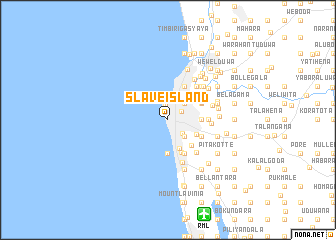 map of Slave Island