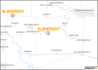 map of (( Slavenskiy ))