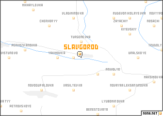 map of Slavgorod