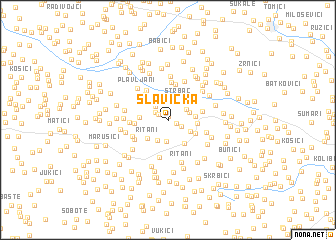 map of Slavićka