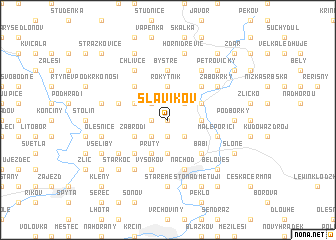 map of Slavíkov