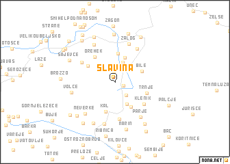 map of Slavina