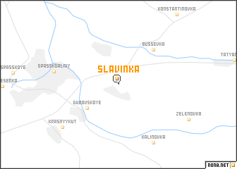 map of Slavinka