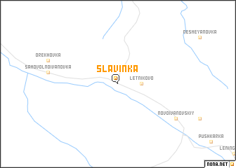 map of Slavinka