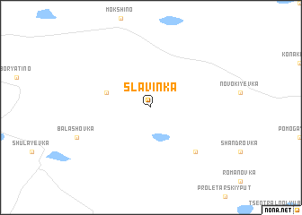 map of Slavinka