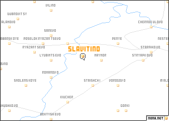 map of Slavitino