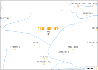 map of Slavkovichi