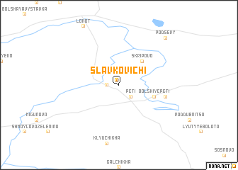 map of Slavkovichi