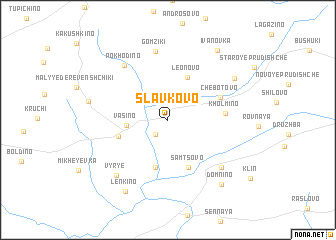 map of Slavkovo