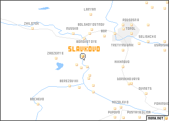 map of Slavkovo