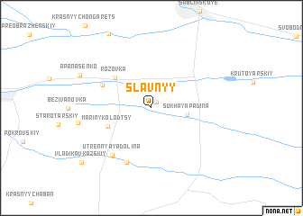 map of (( Slavnyy ))