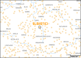 map of Slavotići