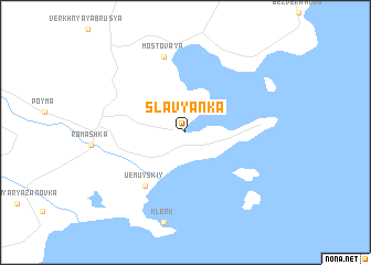 map of Slavyanka