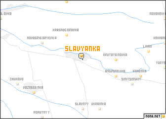 map of Slavyanka