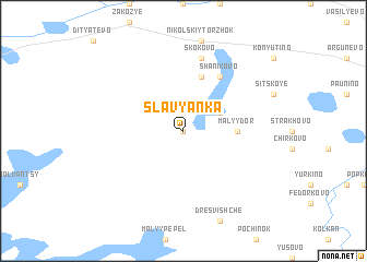 map of Slavyanka