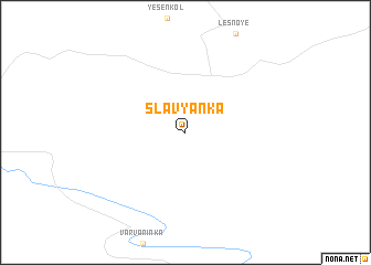 map of Slavyanka