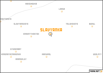 map of Slavyanka