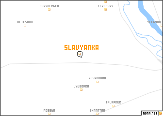 map of Slavyanka