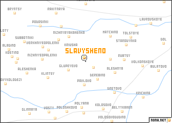 map of Slavysheno