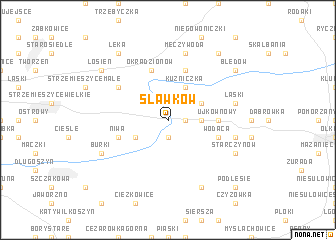 map of Sławków