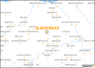 map of Sławniowice