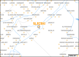 map of Ślązaki