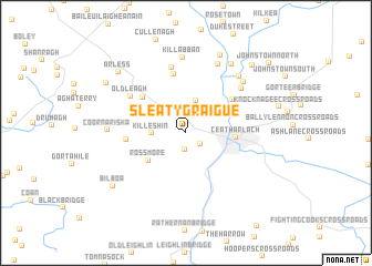 map of Sleatygraigue