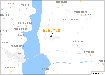 map of Sledyuki