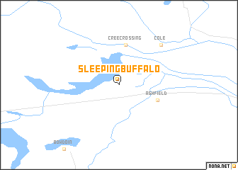 map of Sleeping Buffalo