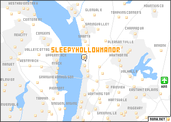 map of Sleepy Hollow Manor