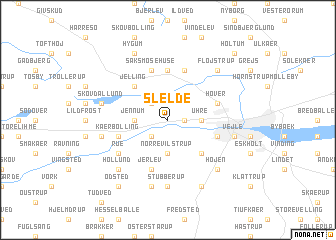 map of Slelde