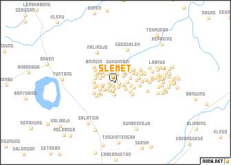 map of Slemet