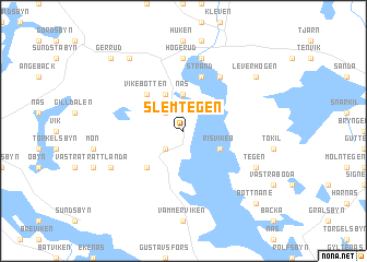 map of Slemtegen